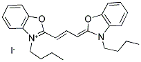 3,3'-DIBUTYLOXACARBOCYANINE IODIDE Struktur