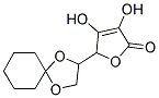 5-(1,4-DIOXA-SPIRO[4.5]DEC-2-YL)-3,4-DIHYDROXY-5H-FURAN-2-ONE Struktur