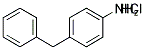 4-BENZYL-PHENYLAMINE HYDROCHLORIDE Struktur