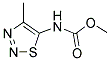 METHYL N-(4-METHYL-1,2,3-THIADIAZOL-5-YL)CARBAMATE Struktur