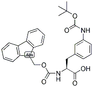 FMOC-L-PHE(3-NH-BOC) Struktur