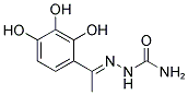 (1E)-1-(2,3,4-TRIHYDROXYPHENYL)ETHAN-1-ONE SEMICARBAZONE Struktur