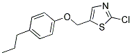 (2-CHLORO-1,3-THIAZOL-5-YL)METHYL 4-PROPYLPHENYL ETHER Struktur