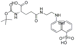 BOC-GLU(EDANS)-OH Struktur