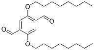 2,5-BIS(OCTYLOXY)TEREPHTHALALDEHYDE Struktur