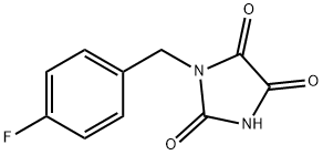 1-(4-FLUOROBENZYL)-1H-IMIDAZOLE-2,4,5(3H)-TRIONE Struktur