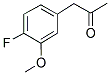 (4-FLUORO-3-METHOXYPHENYL)ACETONE Struktur