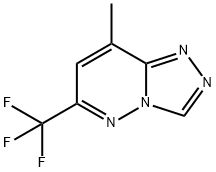 8-METHYL-6-(TRIFLUOROMETHYL)[1,2,4]TRIAZOLO[4,3-B]PYRIDAZINE Struktur