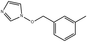 1-[(3-METHYLBENZYL)OXY]-1H-IMIDAZOLE Struktur