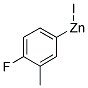 4-FLUORO-3-METHYLPHENYLZINC IODIDE Struktur