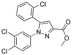 METHYL 5-(2-CHLOROPHENYL)-1-(3,4-DICHLOROPHENYL)-1H-PYRAZOLE-3-CARBOXYLATE Struktur