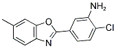 2-CHLORO-5-(6-METHYL-1,3-BENZOXAZOL-2-YL)ANILINE Struktur