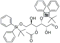 4-O-ACETYL-3,6-DI-O-(TERT-BUTYLDIPHENYLSILYL)-D-GLUCAL Struktur