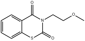 3-(2-METHOXYETHYL)-2H-1,3-BENZOTHIAZINE-2,4(3H)-DIONE Struktur