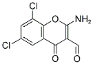 2-AMINO-6,8-DICHLORO-3-FORMYLCHROMONE Struktur