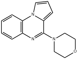 4-MORPHOLINOPYRROLO[1,2-A]QUINOXALINE Struktur