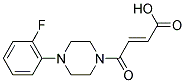 3-((2-FLUOROPHENYL)PIPERAZINYLCARBAMOYL)PROP-2-ENOIC ACID Struktur