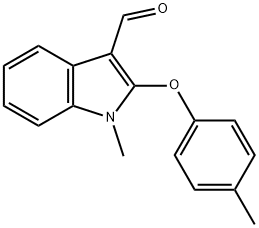 1-METHYL-2-(4-METHYLPHENOXY)-1H-INDOLE-3-CARBALDEHYDE Struktur