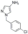 1-(4-CHLORO-BENZYL)-1H-PYRAZOL-4-YLAMINE Struktur