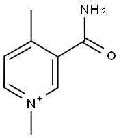 3-(AMINOCARBONYL)-1,4-DIMETHYLPYRIDINIUM Struktur