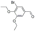 3-BROMO-4,5-DIETHOXY-BENZALDEHYDE Struktur