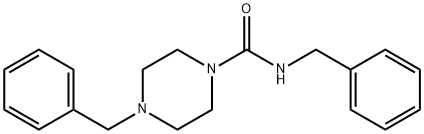 N-BENZYL(4-BENZYLPIPERAZINYL)FORMAMIDE Struktur