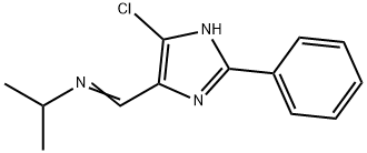 N-[(5-CHLORO-2-PHENYL-1H-IMIDAZOL-4-YL)METHYLENE]-2-PROPANAMINE Struktur