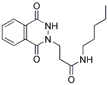 3-(1,4-DIOXO-3,4-DIHYDROPHTHALAZIN-2(1H)-YL)-N-PENTYLPROPANAMIDE Struktur