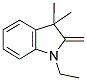 1-ETHYL-2-METHYLENE-3,3-DIMETHYLINDOLINE Struktur