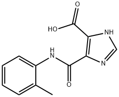 5-O-TOLYLCARBAMOYL-3 H-IMIDAZOLE-4-CARBOXYLIC ACID Struktur