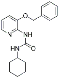 1-(CYCLOHEXYL)-3-(3-(PHENYLMETHOXY)(2-PYRIDYL))UREA Struktur