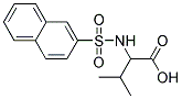 3-METHYL-2-[(2-NAPHTHYLSULFONYL)AMINO]BUTANOIC ACID Struktur