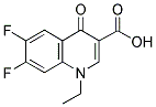 1-ETHYL-6,7-DIFLUORO-4-OXO-1,4-DIHYDRO-QUINOLINE-3-CARBOXYLIC ACID Struktur