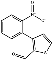 3-(2-NITROPHENYL)-2-THIOPHENECARBALDEHYDE Struktur