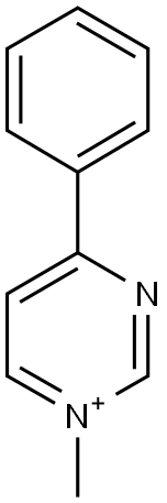 1-METHYL-4-PHENYLPYRIMIDIN-1-IUM Struktur