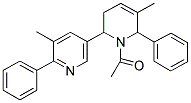 1-(3-METHYL-6-(5-METHYL-6-PHENYLPYRIDIN-3-YL)-2-PHENYL-5,6-DIHYDROPYRIDIN-1(2H)-YL)ETHANONE Struktur