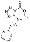 ETHYL 5-[(2E)-2-BENZYLIDENEHYDRAZINO]-1,2,3-THIADIAZOLE-4-CARBOXYLATE Struktur