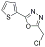 2-(CHLOROMETHYL)-5-THIEN-2-YL-1,3,4-OXADIAZOLE Struktur