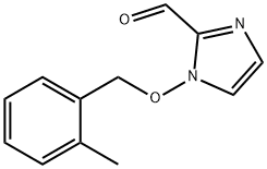 1-[(2-METHYLBENZYL)OXY]-1H-IMIDAZOLE-2-CARBALDEHYDE Struktur