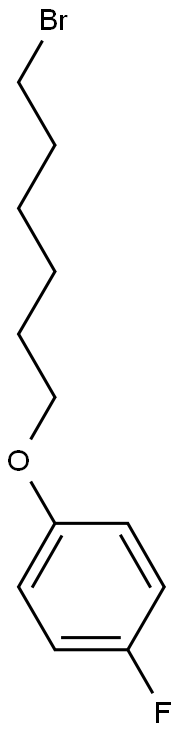 1-BROMO-6-(4'-FLUOROPHENOXY)HEXANE Struktur