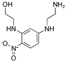 2-((5-[(2-AMINOETHYL)AMINO]-2-NITROPHENYL)AMINO)ETHANOL Struktur