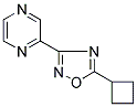 2-(5-CYCLOBUTYL-1,2,4-OXADIAZOL-3-YL)PYRAZINE Struktur