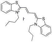 3,3'-DIBUTYLTHIACARBOCYANINE IODIDE Struktur