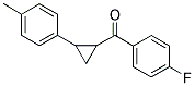 (4-FLUOROPHENYL)[2-(4-METHYLPHENYL)CYCLOPROPYL]METHANONE Struktur