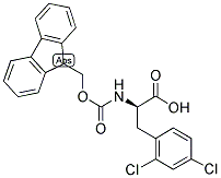 FMOC-D-2,4-DICHLOROPHENYLALANINE Struktur