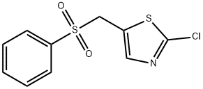 (2-CHLORO-1,3-THIAZOL-5-YL)METHYL PHENYL SULFONE Struktur