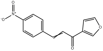 (E)-1-(3-FURYL)-3-(4-NITROPHENYL)-2-PROPEN-1-ONE Struktur