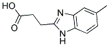 3-(5-METHYL-1 H-BENZOIMIDAZOL-2-YL)-PROPIONIC ACID Struktur