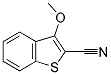 3-METHOXY-1-BENZOTHIOPHENE-2-CARBONITRILE Struktur