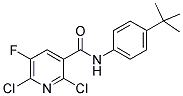 N-[4-(TERT-BUTYL)PHENYL]-2,6-DICHLORO-5-FLUORONICOTINAMIDE Struktur